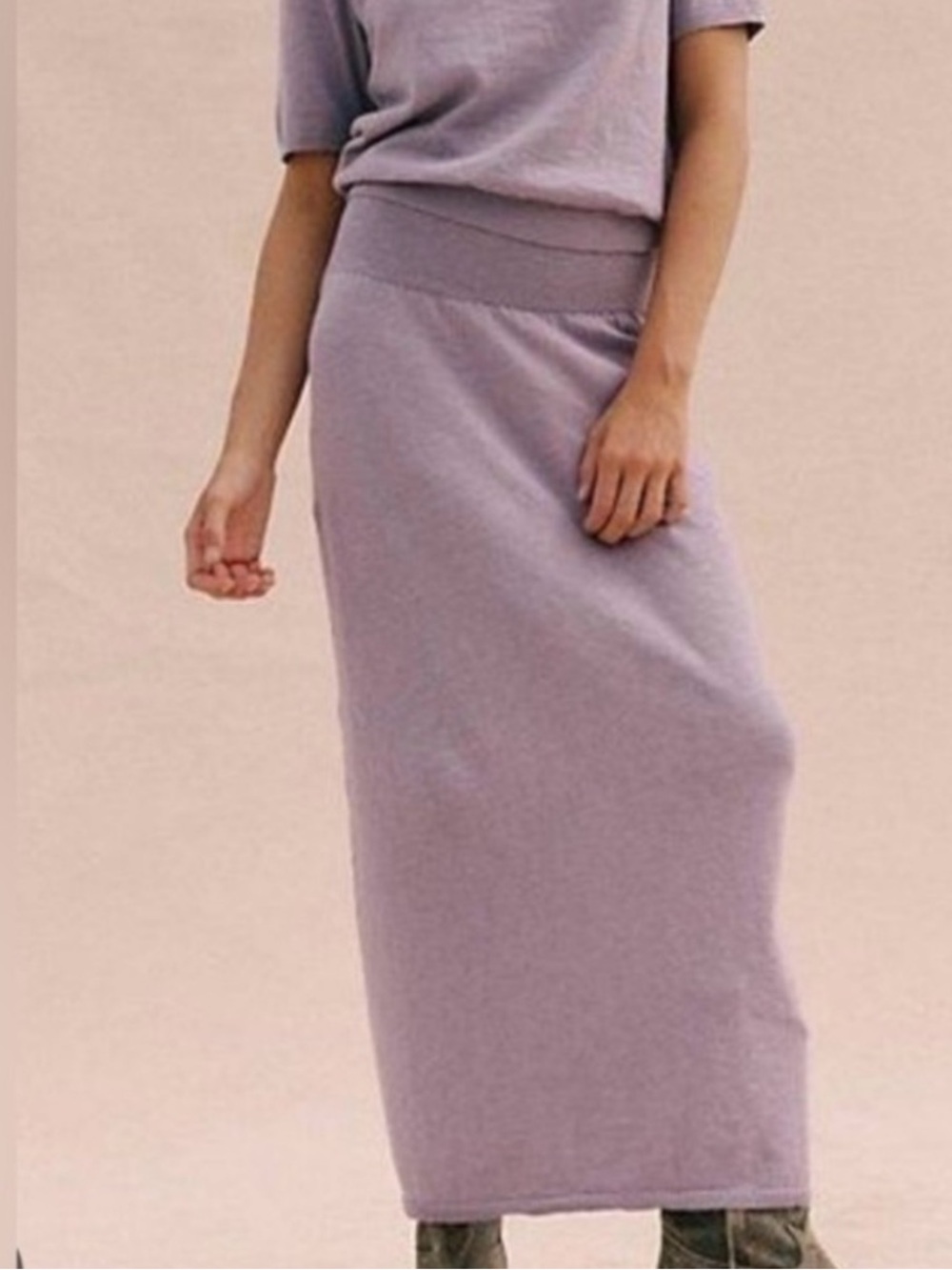 Free People Lilac Knit Skirt Set - Picture 2 of 6